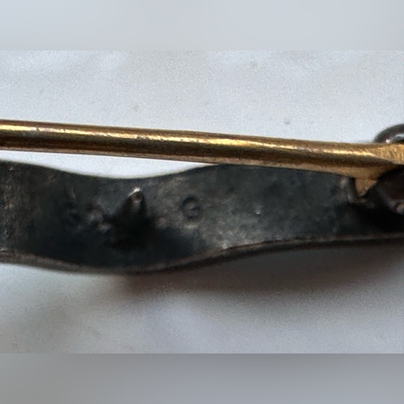 Antique! Sterling Silver English Pin Set - Picture 5 of 6